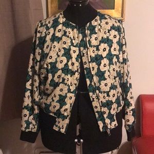 Who What Wear floral bomber jacket.